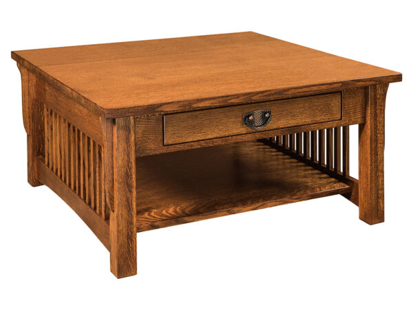 Cubic Coffee Table with Drawer