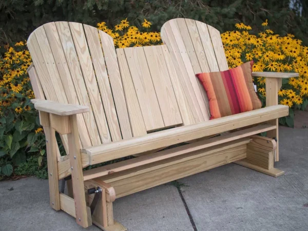 5' Double Adirondack Glider