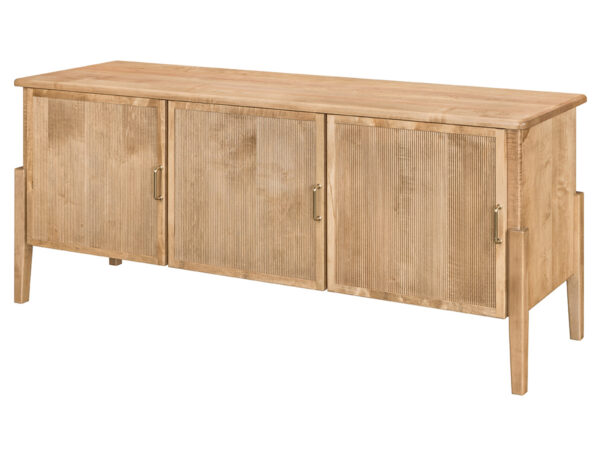 Century Media Console with Reeded Front