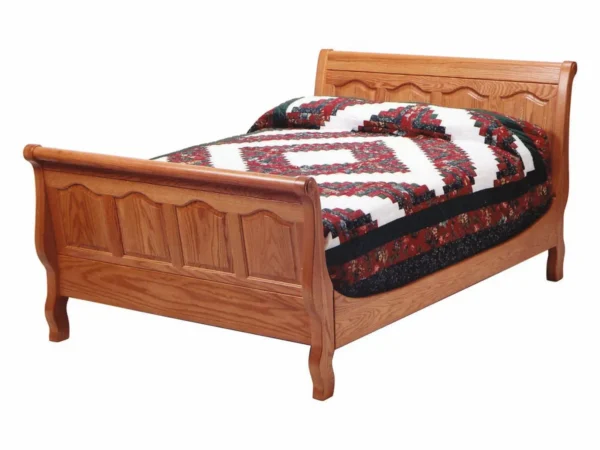 Cathedral Raised Panel Sleigh Bed