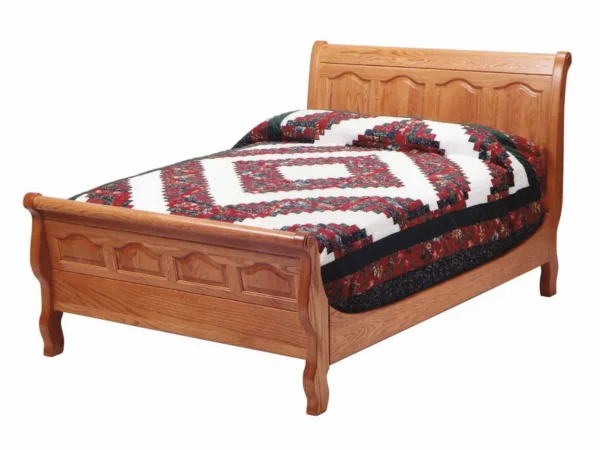 High Cathedral Raised Panel Bed