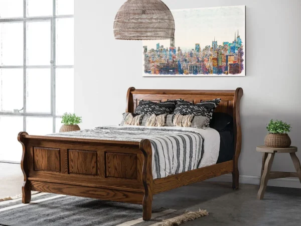 Classic Raised Panel Sleigh Bedroom Collection