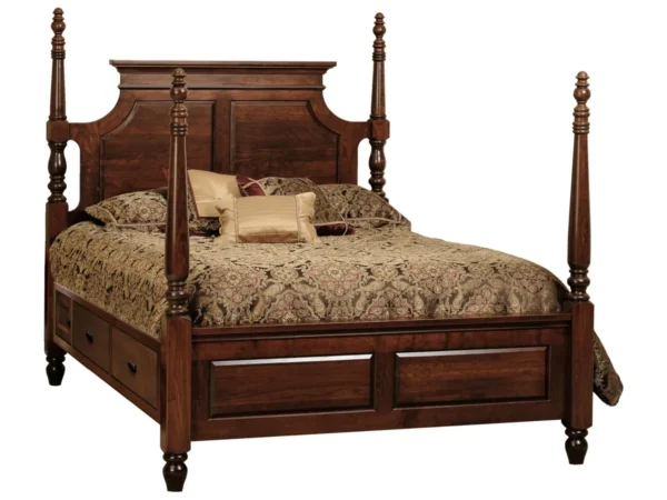 Jamestown Bed with Side Storage