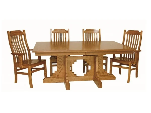 Santa Rosa Double Pedestal Table