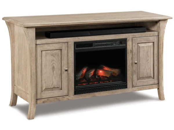 Ensenada Media Stand with Fireplace