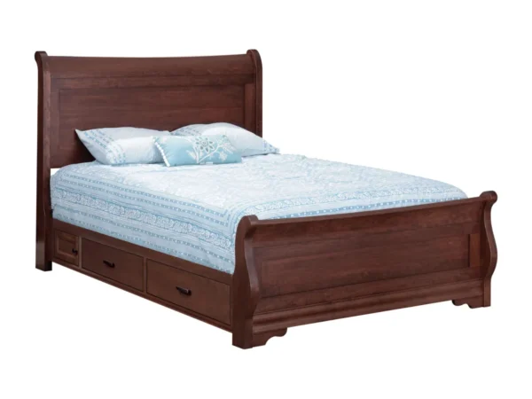 Luxembourg Bed with Side Storage