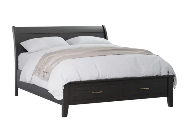 Lakeside Bed with Storage Footboard