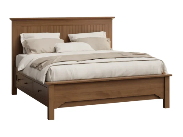 Heritage Farmhouse Bed with Side Storage