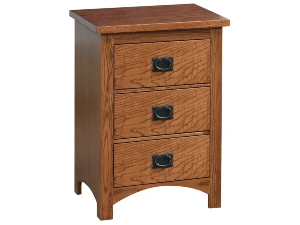 Siesta Mission 3 Drawer Nightstand