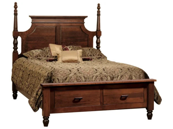 Jamestown Bed with Footboard Storage