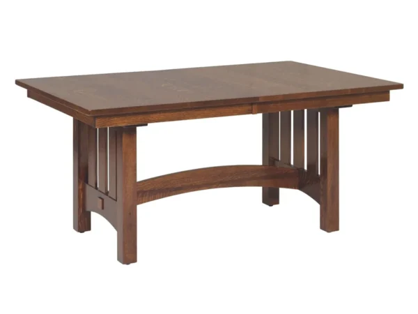 Windsor Mission Double Pedestal Table