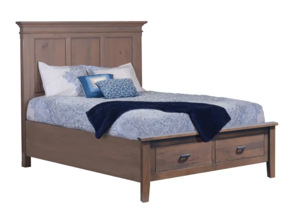Rockport Bed with Footboard Storage