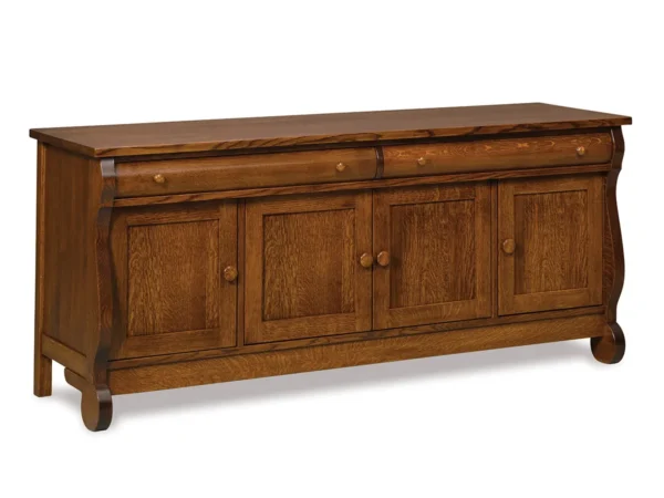 Old Classic Sleigh Media Stand - 72"W
