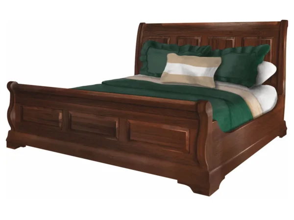 Waterfall Sleigh Bed