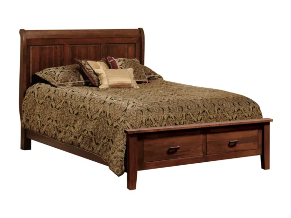 Jamestown Bed with Footboard Storage
