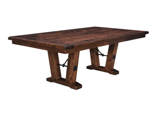 Wilkins Double Pedestal Table