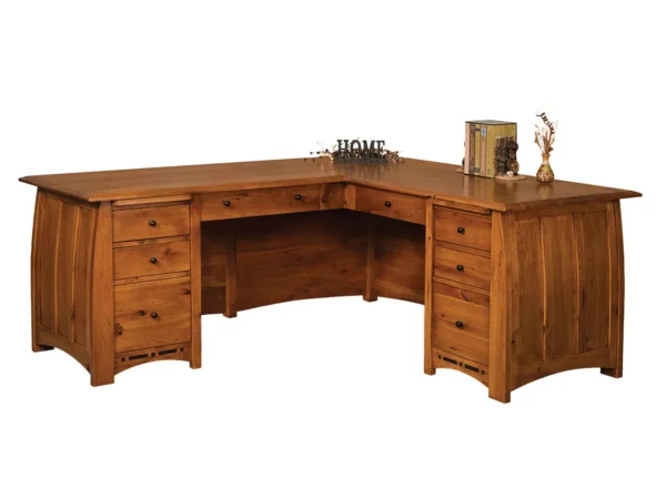 Boulder Creek L Desk - 78"W